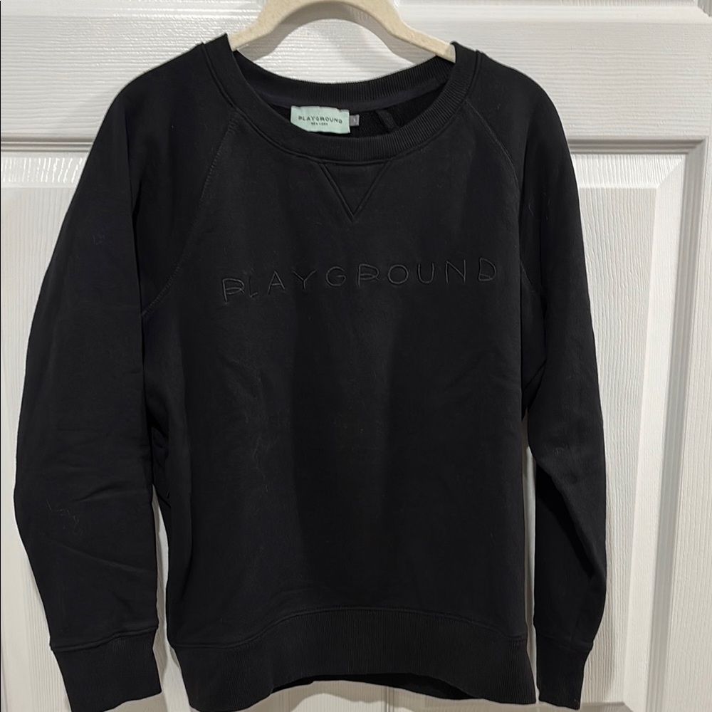 Black Crewneck Sweater for Men